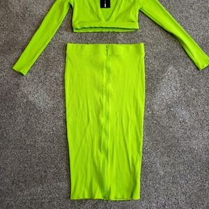 Trinity Snatched Midi Skirt